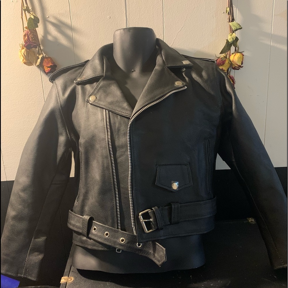 YOUTH XXL GENUINE LEATHER JACKET